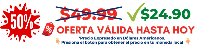 Precio $49.99 Azul